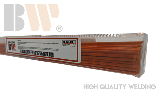 Plated silver rod (orange).